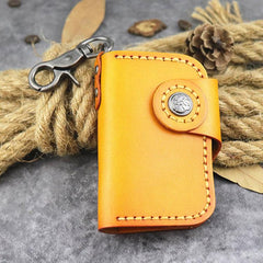 Handmade Leather Key Case Key Wallet Men's Key Holders Car Key Holder Card Holder For Men