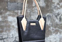 Handmade handbag purse leather shopper bag purse shoulder bag for women - EverHandmade