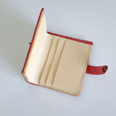 Handmade LEATHER Womens Small Wallet Leather Small Bifold Wallet FOR Women