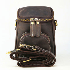 Vintage Leather Belt Pouch for Men Waist Bags BELT BAG Shoulder Bag For Men