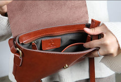 Genuine Leather Cute Crossbody Bag Shoulder Bag Women Girl Fashion Leather Purse