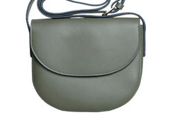 Cute Leather Women Round Crossbody Bag Shoulder Bag Purse for Women