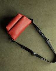 Stylish Womens Coffee Leather Sling Bag Crossbody Shoulder Bag Purse Sling Pack for Ladies