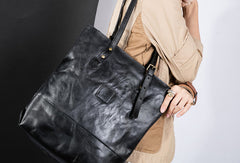 Handmade Genuine Leather Handbag Tote Purse Handbag Shoulder Bag Purse For Women - EverHandmade