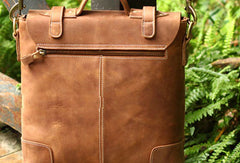 Genuine Leather Mens Cool Messenger Bag iPad Bag Chest Bag Bike Bag Cycling Evelope Cluth Bag For Men - EverHandmade