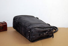 Genuine Handmade Vintage Leather Handbag Shoulder Bag Women Leather Purse - EverHandmade