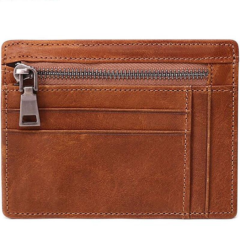 Mens Front Pocket Wallet Thin Mens Purse Compact Card Holders Clutch  Handbag US