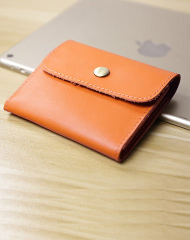 Cute Women Leather Mini Zip Coin Wallet Tan Change Wallets Slim Billfold Wallet CH00492087