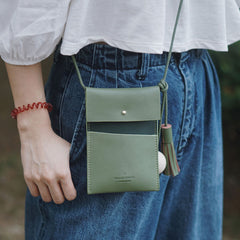 Cute Leather Womens Slim Cell Phone Purse Crossbody Purses Shoulder Bag for Women