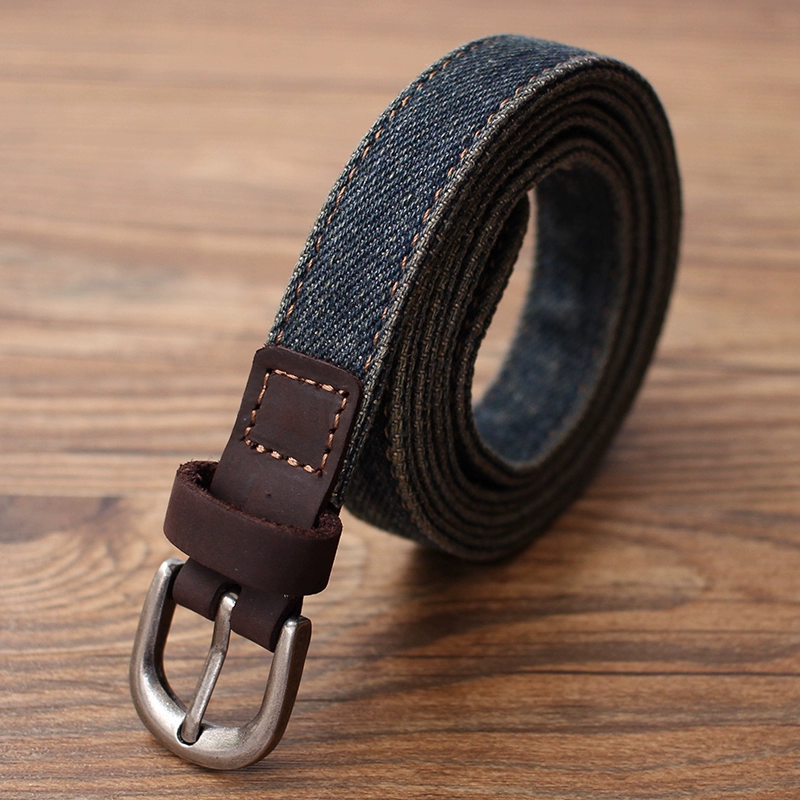 Vintage Women Denim Slim Belts Denim Blue Belts Vintage Belts For Wome