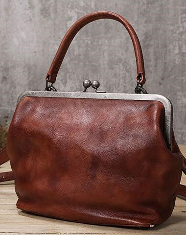 Handmade Leather handbag purse shoulder bag for women leather shopper bag - EverHandmade