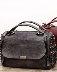 Handmade Leather womens handbag purse shoulder bag for women leather shopper bag - EverHandmade