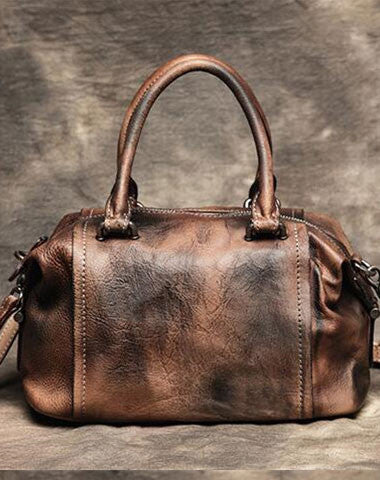 Handmade Leather handbag purse shoulder bag for women leather shopper bag - EverHandmade