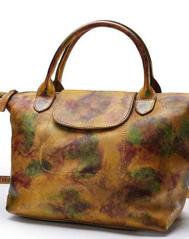 Handmade Leather handbag purse shoulder bag for women leather shopper bag - EverHandmade