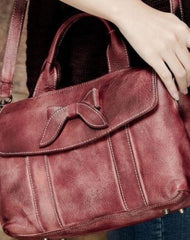 Handmade Leather handbag purse shoulder bag for women leather shopper bag - EverHandmade