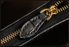 Handmade Leather Tibetan Mens Biker Chain Wallet Cool Wallet Long Chain Wallets for Men