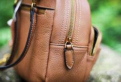 Leather Cute Womens Backpacks School Backpack Purse for Women - EverHandmade