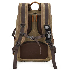 Canvas Waterproof Mens Large Nikon Camera Backpack Canon Camera Bag Dslr Camera Bag for Men