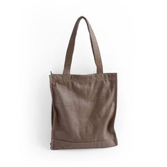 Vintage WOMENs LEATHER Small Handbag Tote Bag Work Tote Shoulder Purse FOR WOMEN