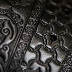 Handmade Black Leather Mens Belts Custom Cool Leather Men Belt for Men