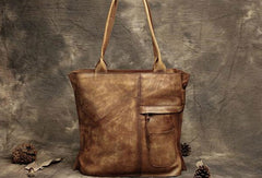 Handmade Leather handbag tote purse shoulder bag for women leather shopper bag - EverHandmade