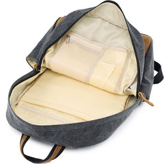 Canvas Leather Mens 14