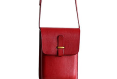 Handmade Leather vintage women phone purse leather shoulder bag crossbody bag - EverHandmade