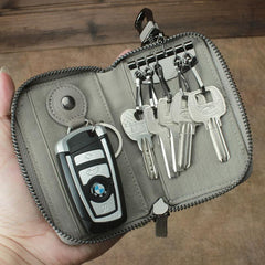 Cool Leather Aztec Designed Mens Car Key Key Wallet Small Key Holders for Men