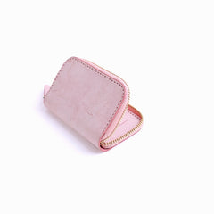 Handmade Cute LEATHER Womens Zipper Key Wallet Leather Key Holders FOR Women