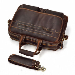 Cool Leather Men Vintage Briefcase Work Bag Handbag Shoulder Bags For Men