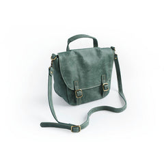 Vintage LEATHER WOMEN Satchel Crossbody Purses School SHOULDER BAG FOR WOMEN