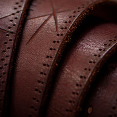 Handmade Leather Mens Belts Custom Cool Leather Men Black Belt for Men