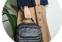 Genuine Leather Cute Handbag Crossbody Bag Shoulder Bag Women Leather Purse