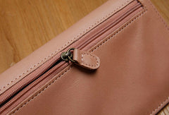 Leather Cute Womens Long Slim Wallet Bifold Long Wallet Clutch For Women