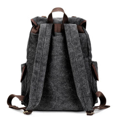 Cool Gray Fashion Mens Green Large Travel Backpack  14'' Computer Backpack for Men