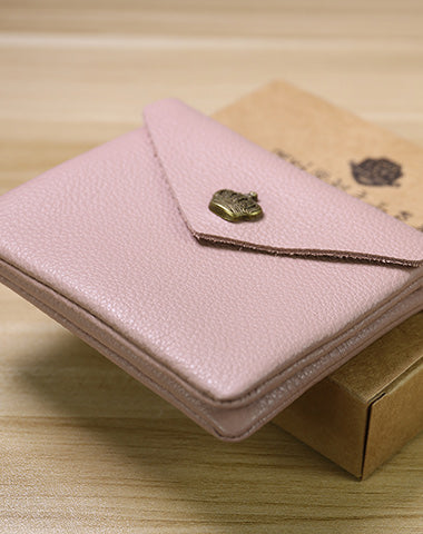 Cute Women Crown Dark Pink Leather Mini Billfold Wallet Coin Wallets Slim Change Wallets For Women