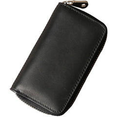 Handamde Leather Mens Cool Key Wallet Card Wallet Key Holder Car Key Case for Men