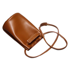 Stylish LEATHER WOMEN Bucket SHOULDER BAG Barrel Crossbody Purses FOR WOMEN