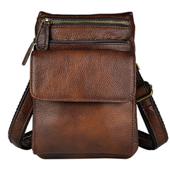 Leather Belt Pouch for Men Waist Bag BELT BAG Cell Phone Holster Shoulder Bag For Men