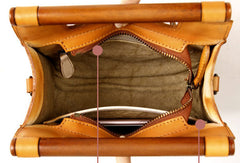 Handmade handbag purse leather crossbody bag purse shoulder bag for women