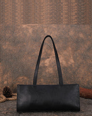 Handmade Leather Womens Vintage Baguette Bag Best Baguette Shoulder Bag Crossbody Purses for Ladies