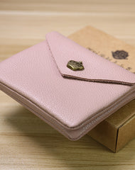 Cute Women Crown Pink Leather Mini Billfold Wallet Coin Wallets Slim Change Wallets For Women