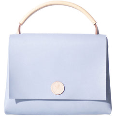 Handmade Leather Gray Womens Handbag Cute Shopper Purses for Women