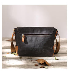 canvas camera bag​ Small Waxed Canvas Crossbody Bag Mens Waterproof Camera Bag Green Side Bag Courier Bag Canvas Messenger Bag for Men