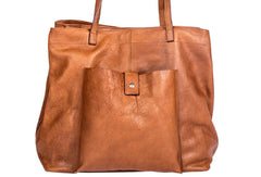 Handmade Genuine Leather Handbag Tote Large Shopper Bag Purse Handbag Shoulder Bag Purse For Women