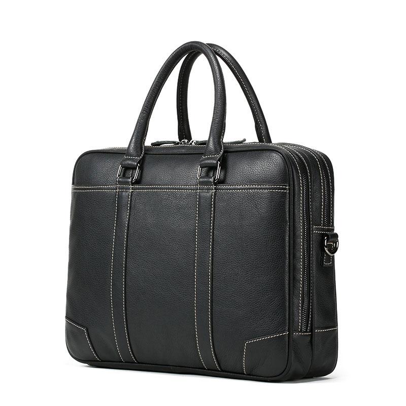 Handmade Leather Mens Cool Messenger Bag Work Bag Business Bag Briefcase Bag for men