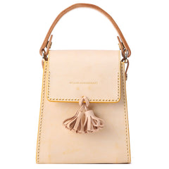 lovely Handmade Leather Womens Mini Purse Makeup Handbags Shoulder Bags for Women