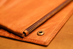 Genuine Leather Wallet Clutch Zip Cards Wallet Long Wallet Befold Wallet For Men Women