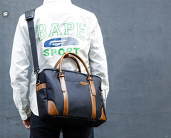 Fashion Nylon Clothing Black Men's Large Handbag Briefcase Business Laptop Business For Men