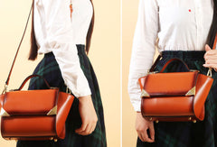 Genuine Leather crossbodybag handbag shoulder bag for women leather bag - EverHandmade